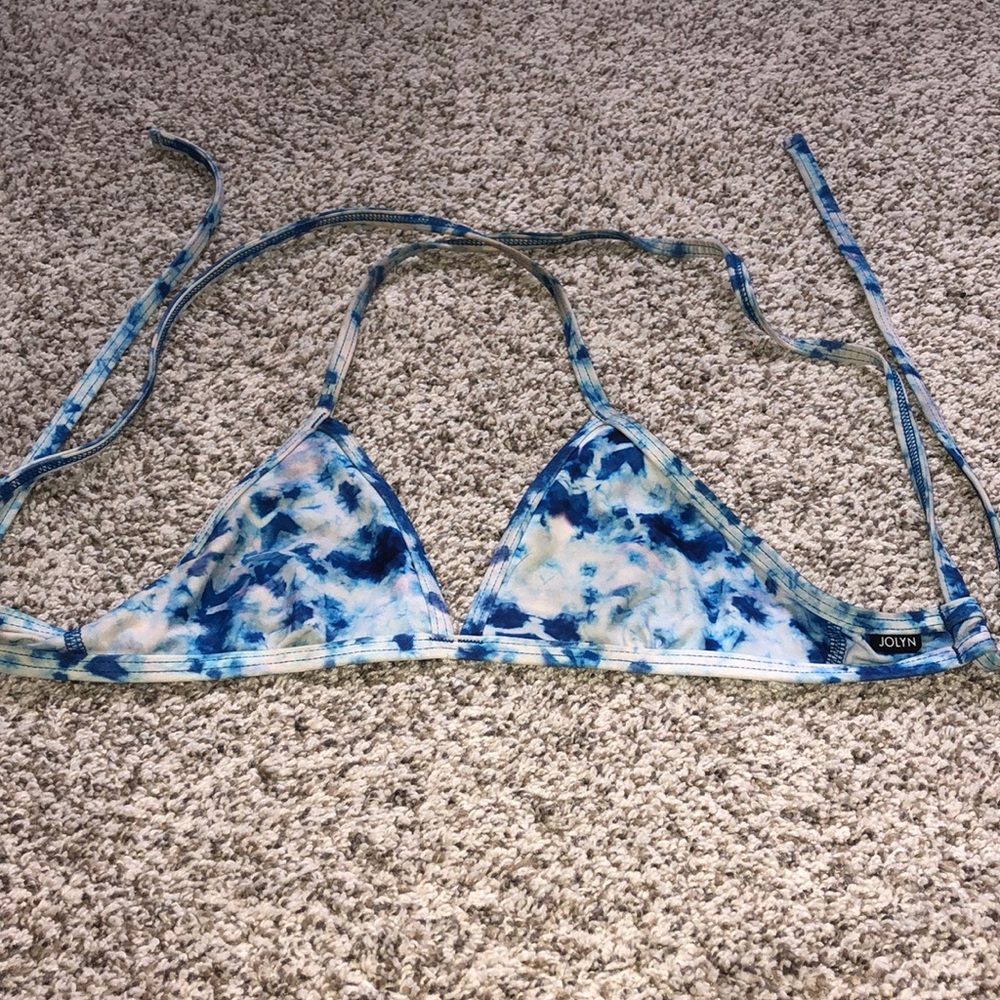 JOLYN tie-back swim suit top, triangle style.